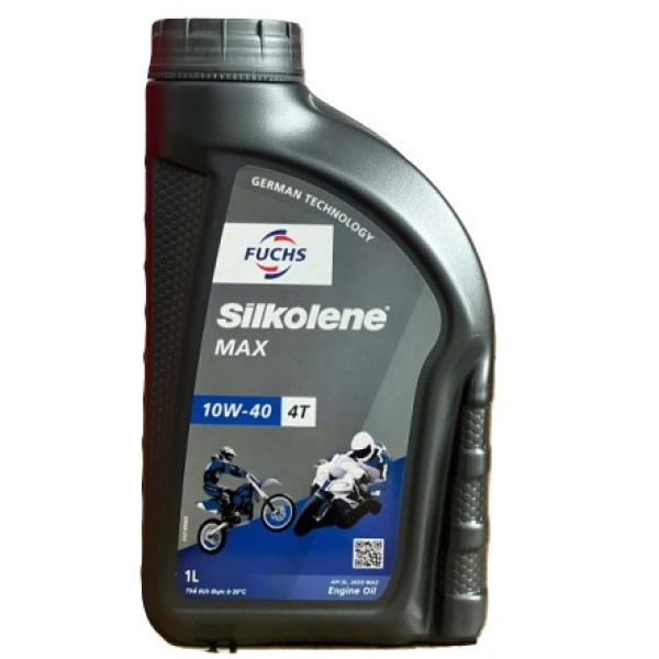  Nhớt Fuchs Silkolene Max 10W40 4T 1L