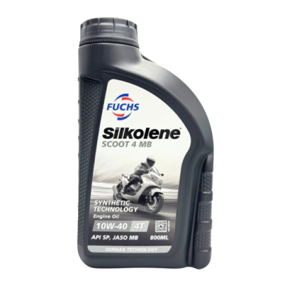  Nhớt Fuchs Silkolene Scoot 4 MB 10W40 0.8L