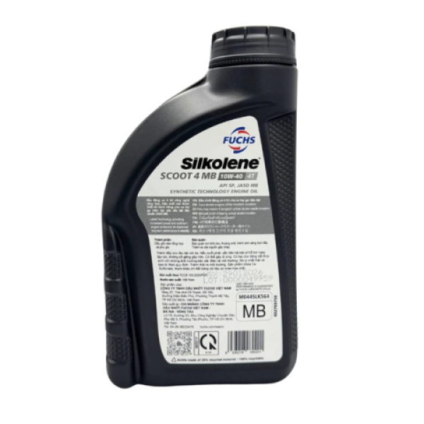  Nhớt Fuchs Silkolene Scoot 4 MB 10W40 0.8L