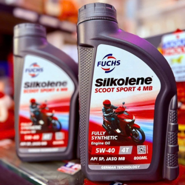 Nhớt Fuchs Silkolene Scoot Sport 4 5W40 0,8L