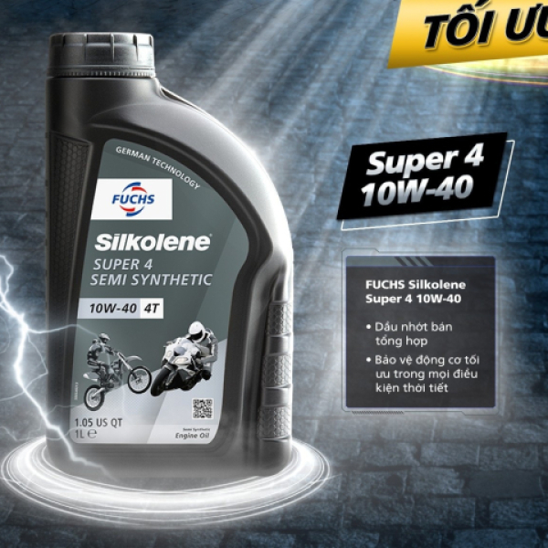 Nhớt Fuchs Silkolene Super 4 10W40 1L