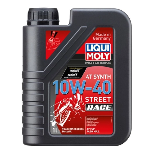 Nhớt Liqui Moly 4T Synth 10W40 Street Race 1L