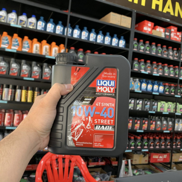 Nhớt Liqui Moly 4T Synth 10W40 Street Race 1L