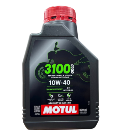 Nhớt Motul 3100 Gold 4T 10W40 0,8L