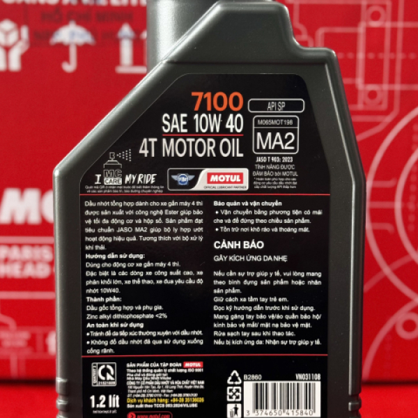 Nhớt Motul 7100 10W40 4T 1L
