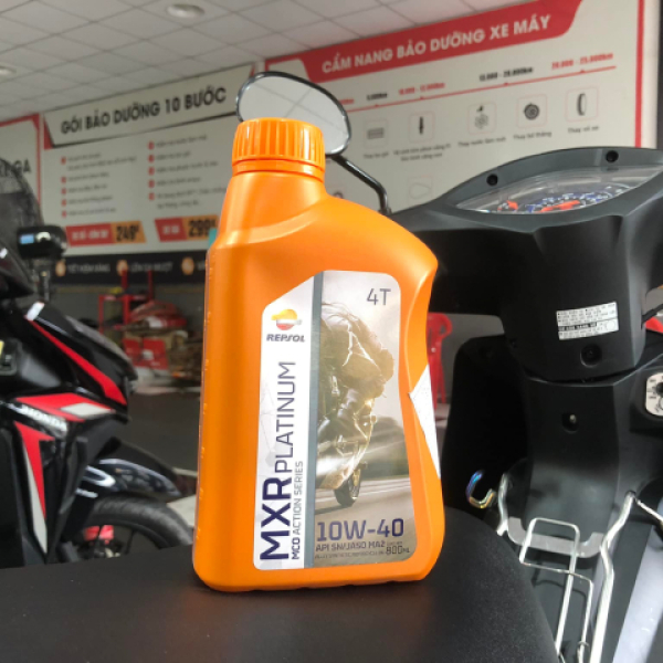 Nhớt Repsol MXR Platinum 10W40 0,8L