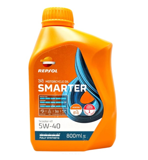 Nhớt Repsol Smarter Scooter 4T 5W-40 0,8L