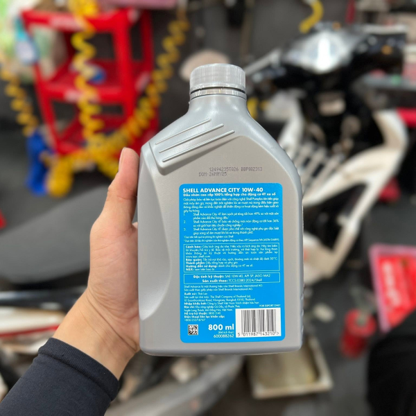 Nhớt Shell Advance City 10W40 0,8L