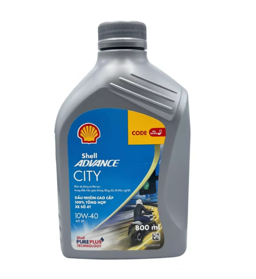Nhớt Shell Advance City 10W40 0,8L