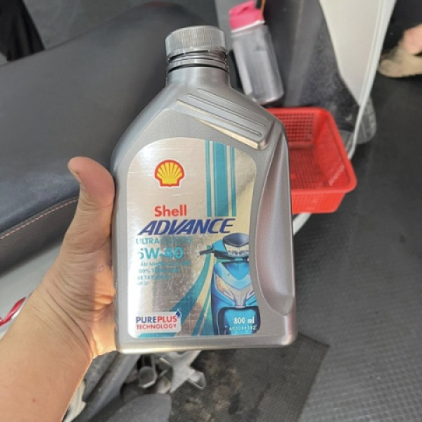 Nhớt Shell Advance Ultra Scooter 5W40 0,8L