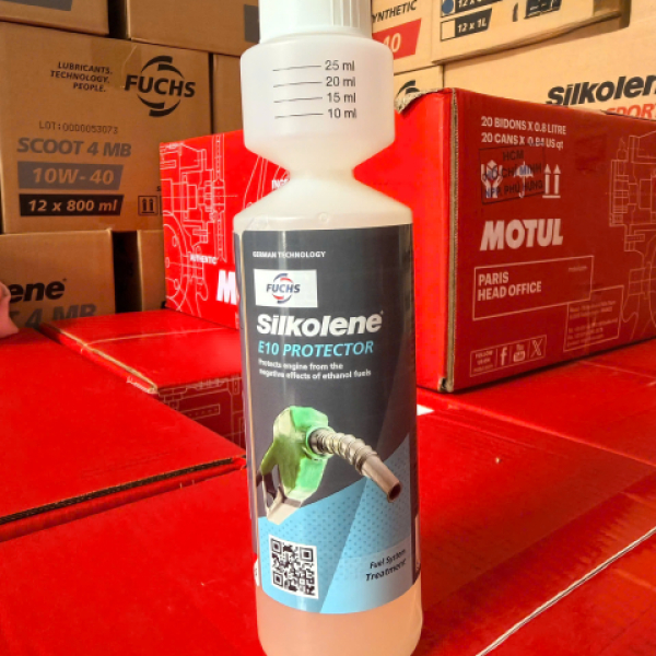 Phụ gia xăng E10 Fuchs Silkolene Protector 250ml