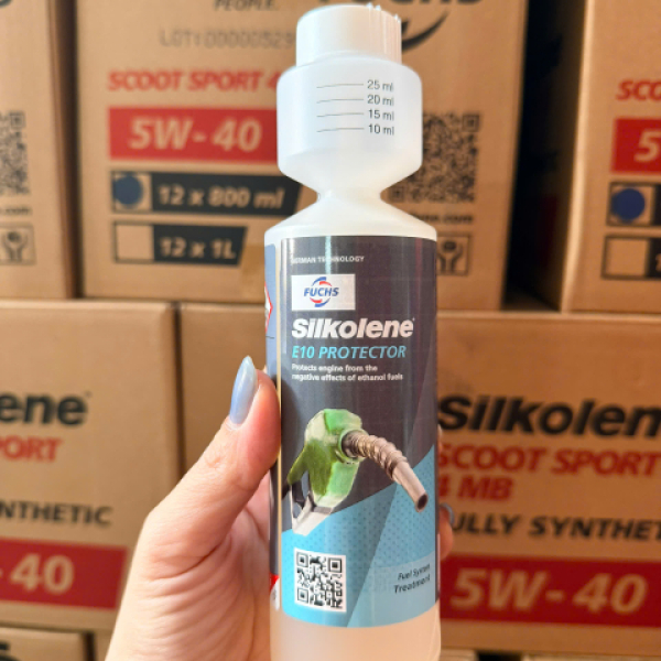 Phụ gia xăng E10 Fuchs Silkolene Protector 250ml