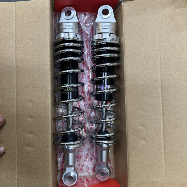 Phuộc RCB C Series màu chrome cho Wave, Dream, Future, Axelo... chính hãng