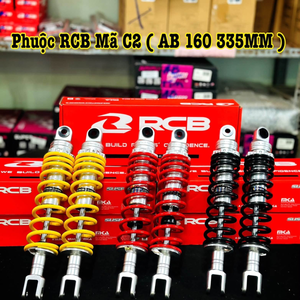 Phuộc RCB C2 cho AB 160 cao 335mm