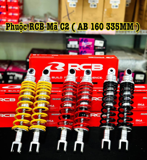Phuộc RCB C2 cho AB 160 cao 335mm