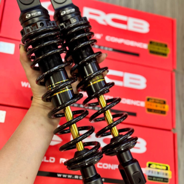 Phuộc RCB C2 đen ty vàng cho Honda Air Blade chính hãng