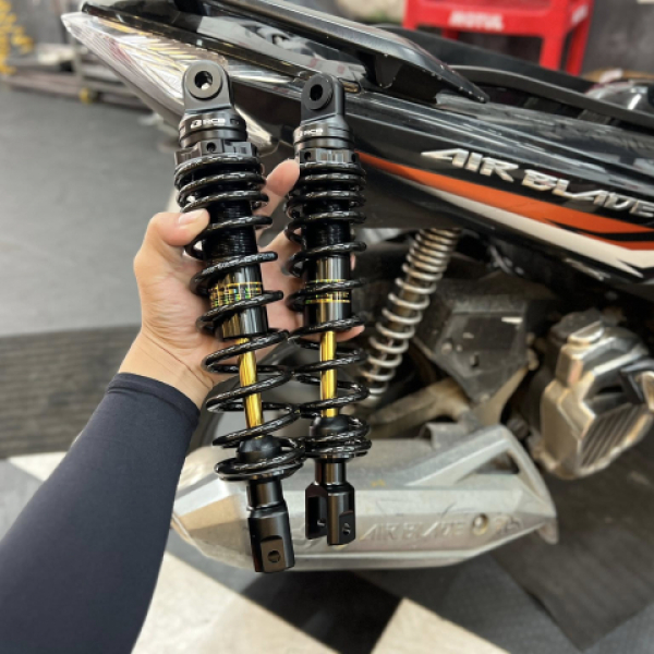 Phuộc RCB C2 đen ty vàng cho Honda Air Blade chính hãng