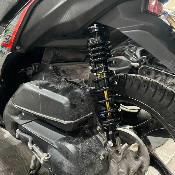 Phuộc RCB C2 đen ty vàng cho Honda Vario, Click chính hãng