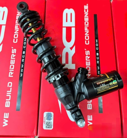 Phuộc RCB Tarmax đen ty vàng cho Vario, Click 125/150 chính hãng