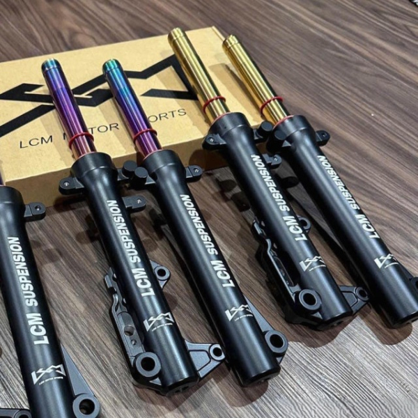 Phuộc trước LCM cho AB 125/150/160 ty vàng, titan