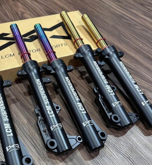 Phuộc trước LCM cho AB 125/150/160 ty vàng, titan