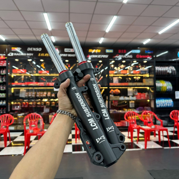 Phuộc trước LCM ty bạc cho AB 125/150/160
