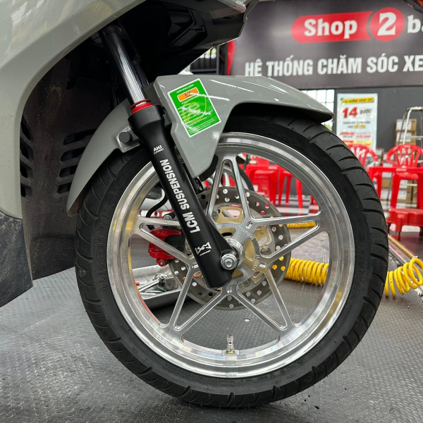 Phuộc trước LCM ty bạc cho AB 125/150/160