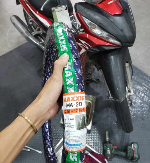 Vỏ có ruột Maxxis 2.50-17 gai kim cương 3D