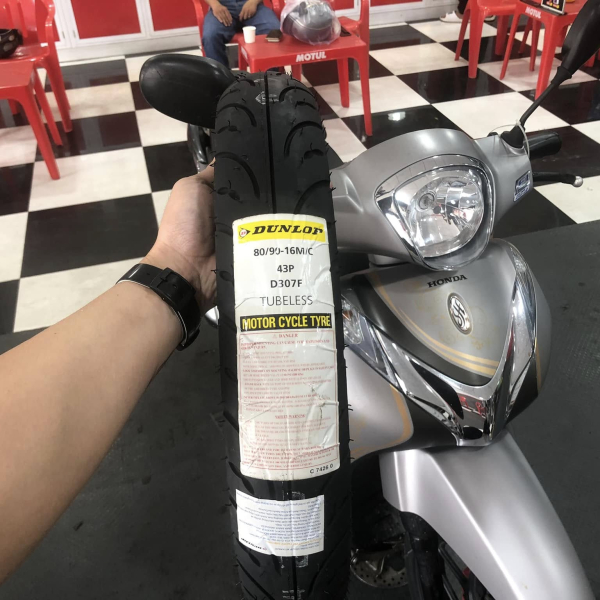 Vỏ Dunlop D307 size 80/90-16