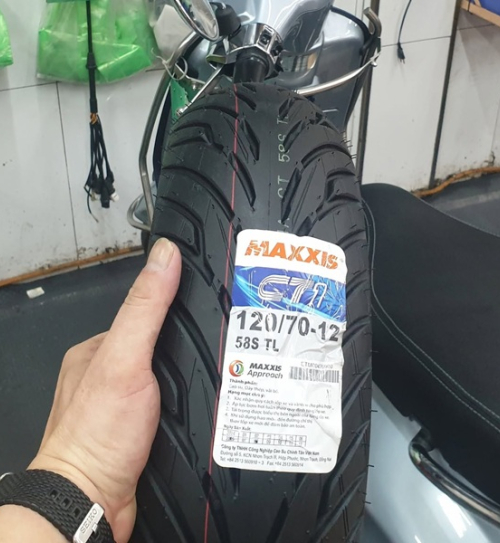 Vỏ Maxxis 120/70-12 CT1