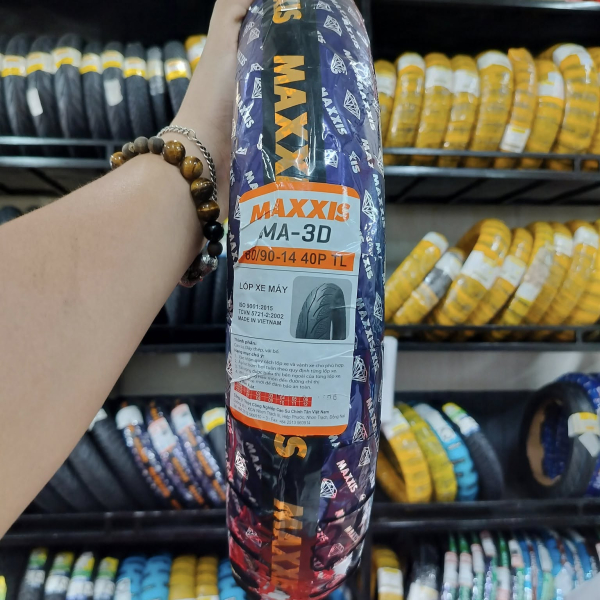 Vỏ Maxxis 80/90-14 gai kim cương 3D