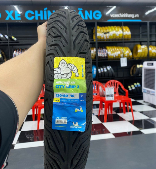 Vỏ Michelin City Grip 2 size 120/80-16