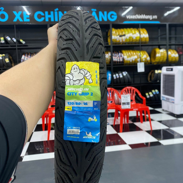 Vỏ Michelin City Grip 2 size 120/80-16