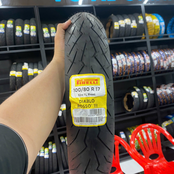 Vỏ Pirelli 100/80-17 Diablo Rosso III