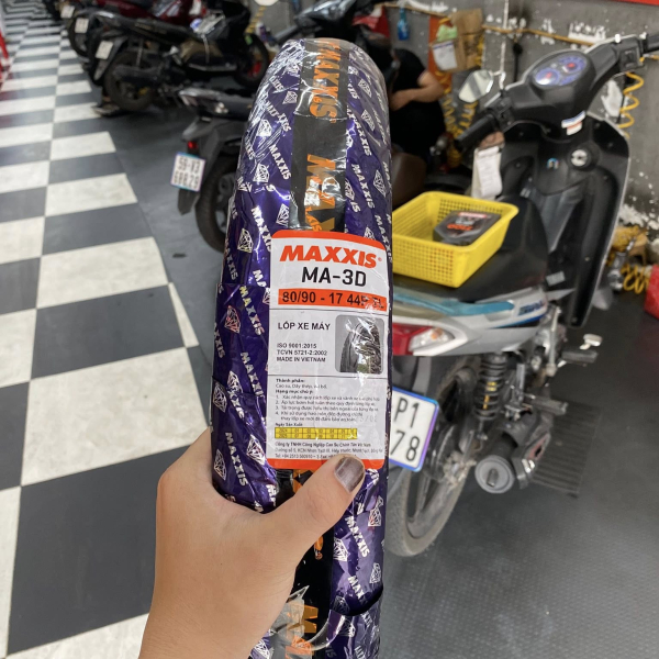 Vỏ xe Maxxis 80/90-17 gai kim cương 3D