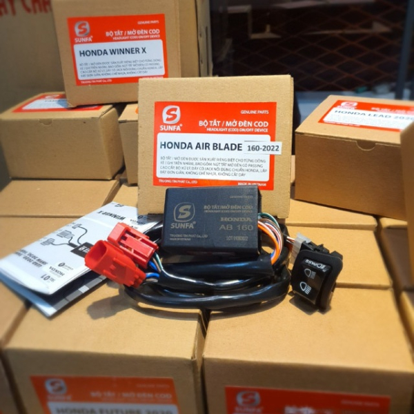 Bộ công tắc đèn Sunfa cho AirBlade 125/160 đời 2022 - 2025