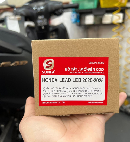 Bộ công tắc đèn Sunfa cho Lead 2020 - 2025 đèn led