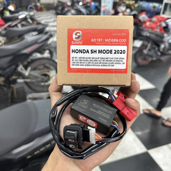 Bộ công tắc đèn Sunfa cho SH Mode 2020 - 2024