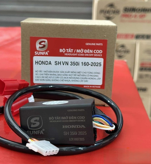 Bộ công tắc đèn Sunfa cho SH350i, SH160i 2025