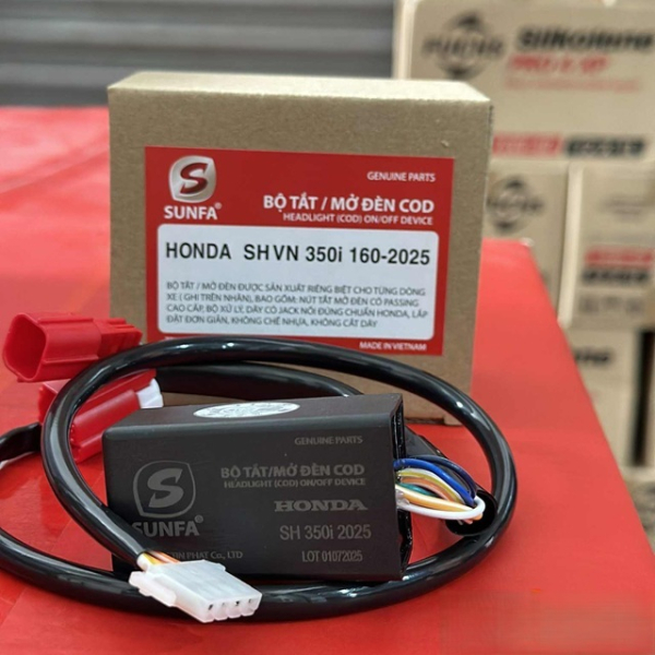 Bộ công tắc đèn Sunfa cho SH350i, SH160i 2025