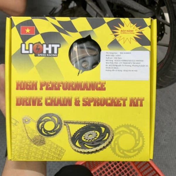 Bộ Nhông sên dĩa Light cho Honda Winner 150, Winner X