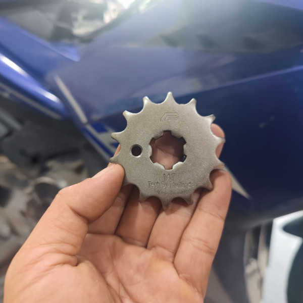 Bộ nhông sên dĩa Pro-Bike tán đúc vàng đen cho Exciter 150 (42T) 428HS