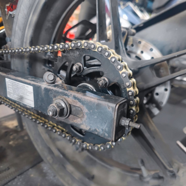 Bộ nhông sên dĩa Pro-Bike tán đúc vàng đen cho Exciter 150 (42T) 428HS