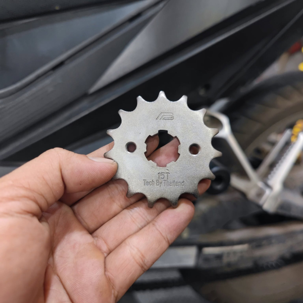 Bộ nhông sên dĩa Pro-Bike tán đúc vàng đen cho Winner (44T) 428HS