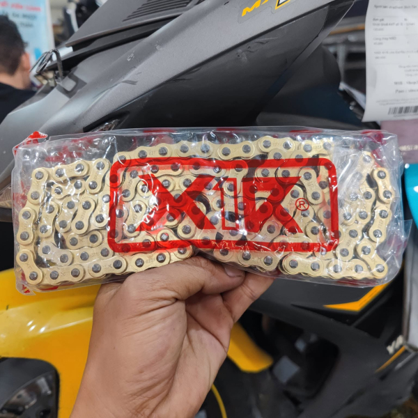 Bộ nhông sên dĩa X1R cho Exciter 150 (122L, Đen)