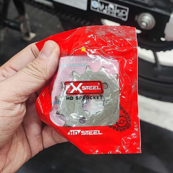 Bộ nhông sên dĩa X1R cho Winner (122L, Crom)