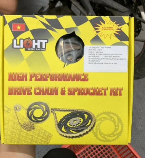 Bộ Nhông sên dĩa Light cho Honda Winner 150, Winner X