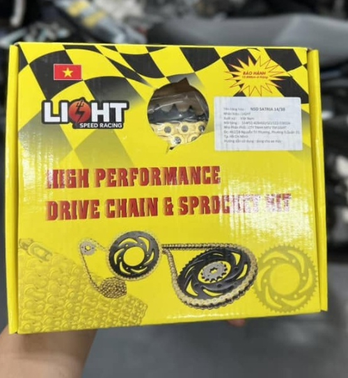 Bộ Nhông sên dĩa Light cho Satria, Raider
