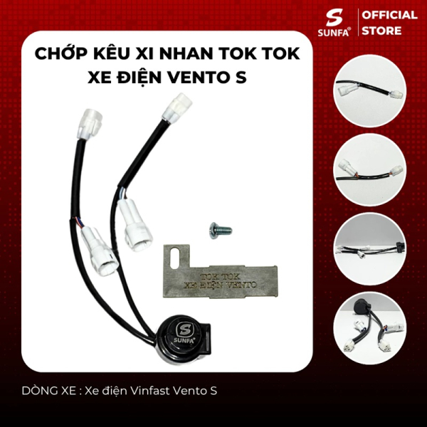 Cục chớp xinhan kêu tok tok Sunfa cho xe điện Vinfast Vento S