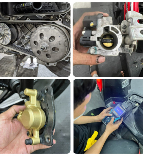 Gói bảo dưỡng xe tay ga nâng cao 14 bước
